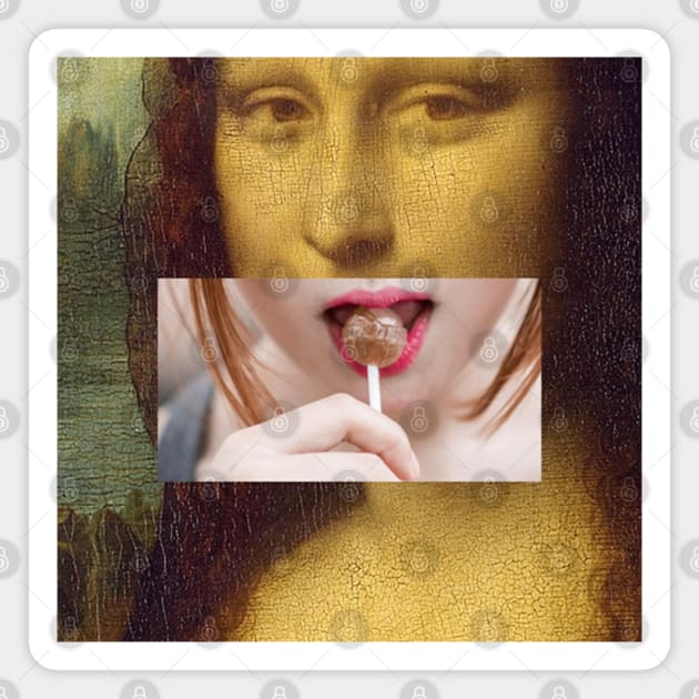 Mona Lisa Magnet by SpottydoggCreatives